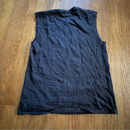 None Vintage-Style Jimi Hendrix Experience Psychedelic Graphic Cut-Off Tank Size M