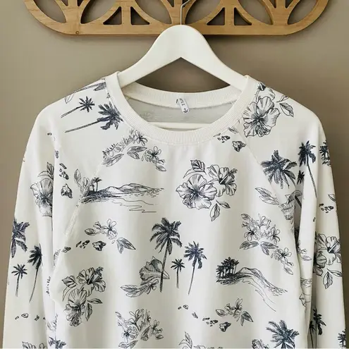 Z Supply Laki Island Long Sleeve Top White Sz Small