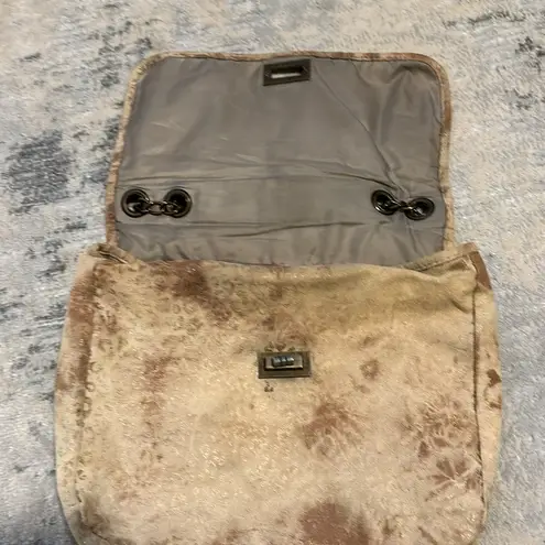 LULU Beige Hand Bag With Chain Tan - Image 6