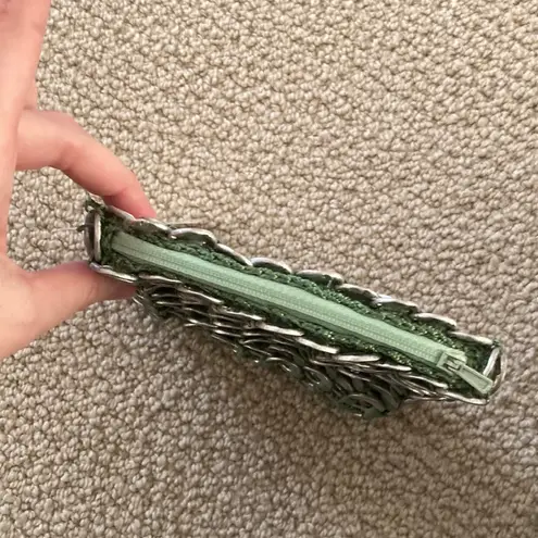 NEW Pop Top Soda Can Tops Makeup Bag Cosmetic Case Bottle Cap NWT 5” by 5” Silver