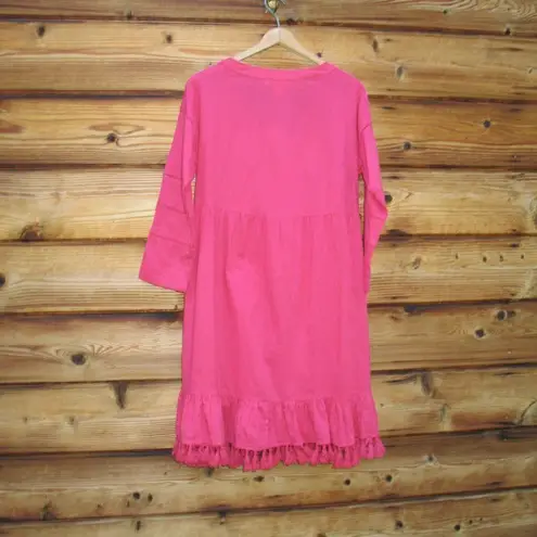 Catherine Malandrino NWT Pink Boho Peasant Dress