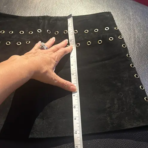 Forever 21  Black Suede Skirt