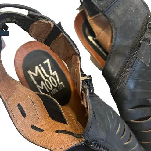 Miz Mooz Maddie Leathr Comfort Sandal Heels