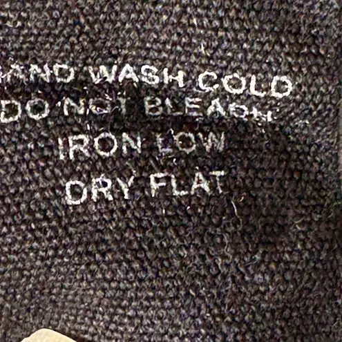 Iris Los Angeles Black White Striped Maxi Skirt Large Flowy Stretch Chevron