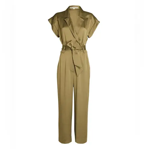 Veronica Beard Ophelia Jumpsuit Olive Green NWT