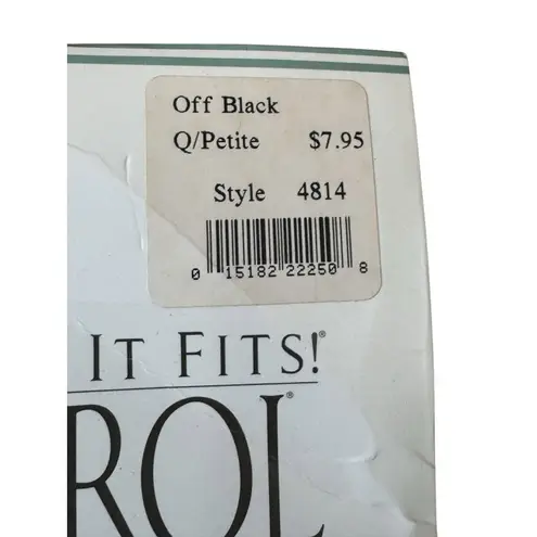 Berkshire Petite Queen Body Shaper Tummy Hip Thigh Control Off Black Silky READ