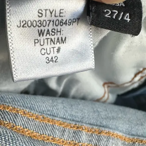 Veronica Beard Carolyn Baby Boot High Rise Button Fly Skinny Jeans Size 27