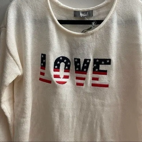 Marled Reunited love sweater Size Medium