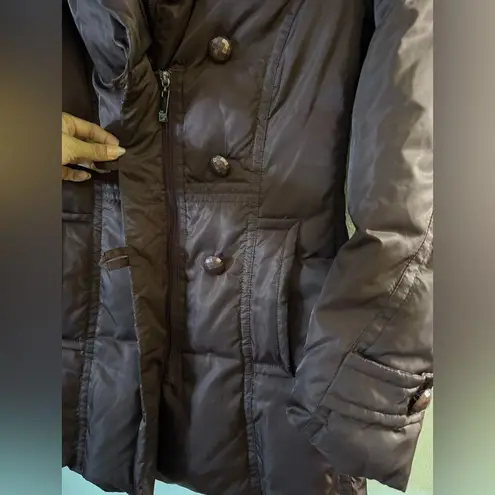 Ivanka Trump Burgundy Puffer Jacket Size XS