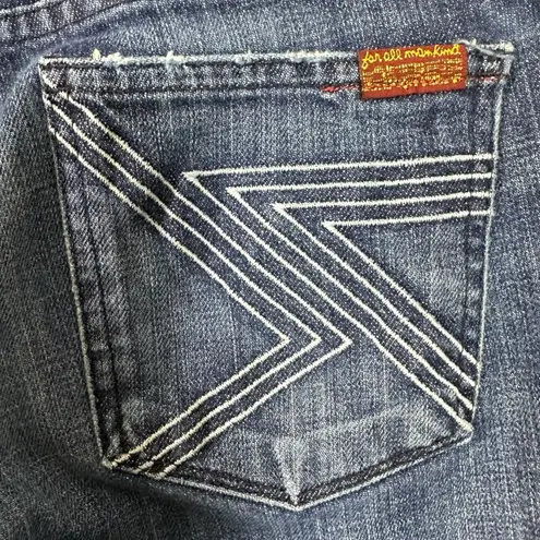 7 For All Mankind Vintage Y2K  Flynt Flare Boot Cut Jeans Size 27 Dojo Low Rise