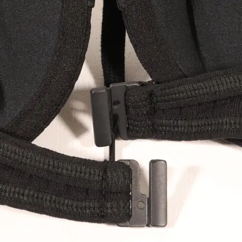 Seafolly NWT Inka Rib Sweetheart Bustier in Black