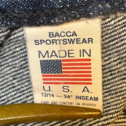 Ozark Mountain Jean Co. Vintage Women’s USA High Rise Bareback Blue Jeans 13/14 Size undefined