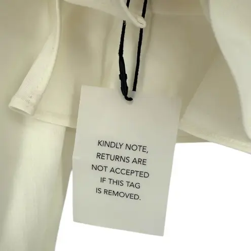 Majorelle NWT Corrie Long Sleeve Corset Top Ivory Size Small Coquette Milk Maid