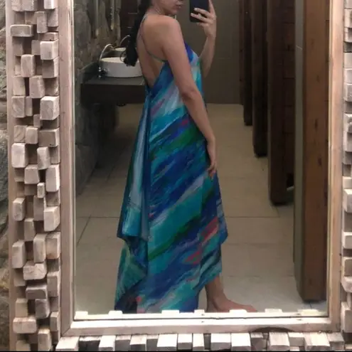 flowy and silky dress Blue Size XS