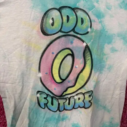 Odd Future Airbrush Iced Out Donut Logo Hip Hop Tie Dye M