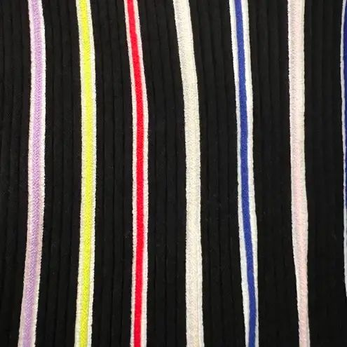 Milly Rainbow Knit Striped Multicolor Women's Dress Size Medium EUC Sold Out