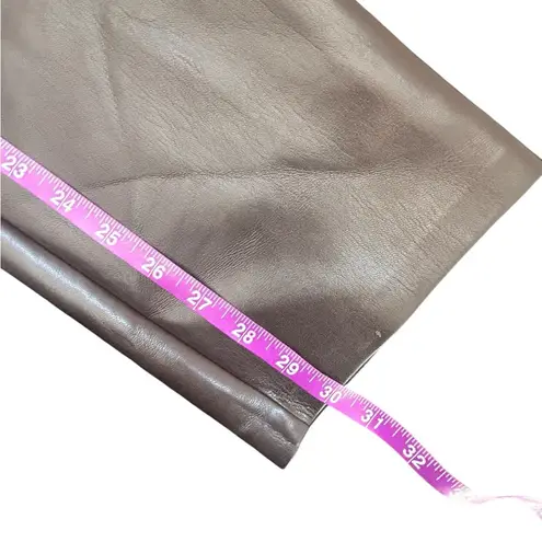 Wilfred Aritzia The Melina Faux Leather Pants Women’s 2 Chocolate Brown Straight