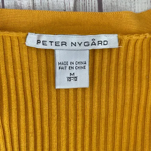 Peter Nygard women M 10-12 button from v-neck Longsleeve cardigan sweater