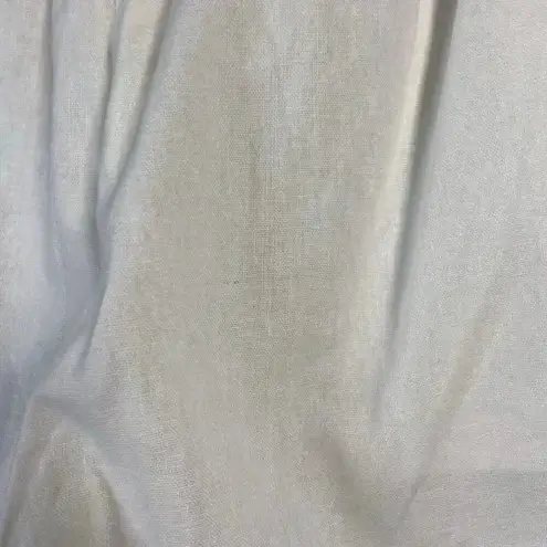 J Crew New Seaside Pant Women White Linen Blend Pull On Pockets Travel Size 8