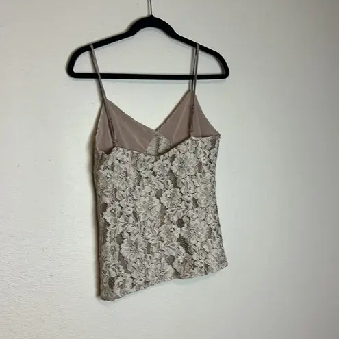 Current Air  x Anthropologie Lace Floral Tank Top‎ Size Small