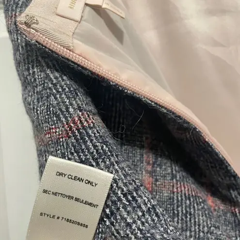 Rebecca Taylor plaid ruffled skirt size 2