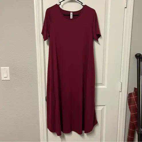 Zenana Outfitters Jersey Flared Swing Tank Dress LARGE
