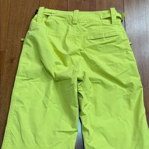 The North Face  Women's Freedom Hyvent Insulated Ski Pants in neon yellow size XS