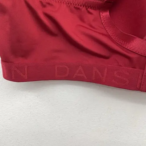 Danskin  Intimates 40D Push Up Soft Lift Bra Lined Underwire Red Adjustable