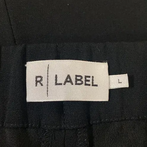 R Label | the Reset Black Japanese fabric crepe joggers size L Size L