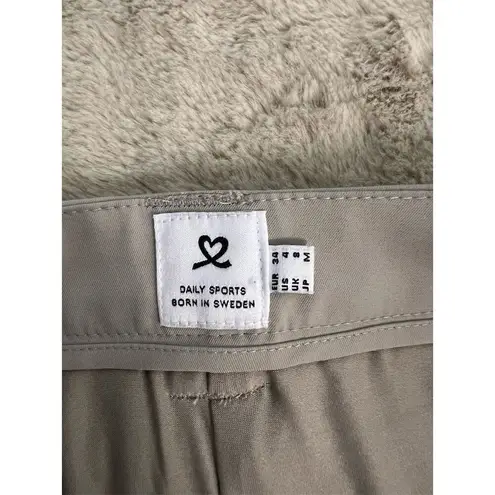 Daily Sports Women's Beige Skort Size M Short Casual with Pockets Tan Size M