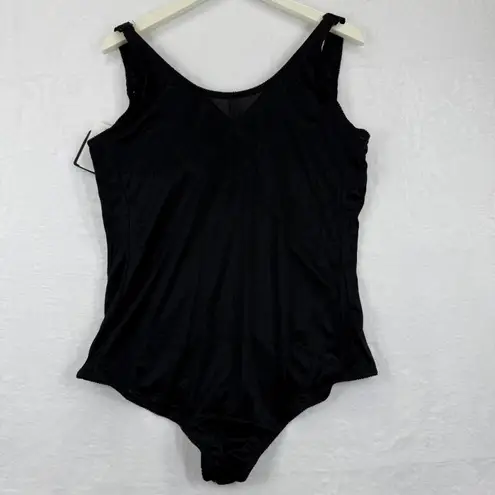 Lunaire Instant Shaping Black Full Body Slimming Control Bodysuit Tank 44D Size undefined