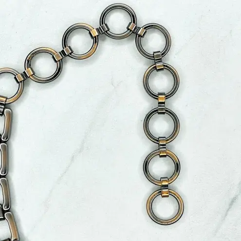 Womens Bronze Square Chain Link Belt ✨ S/M Gold