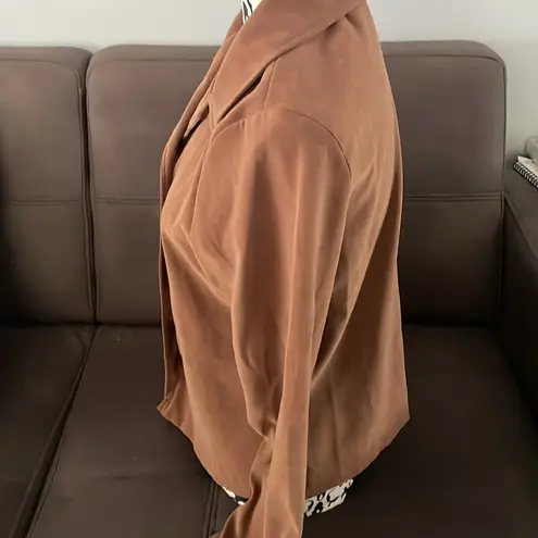 Jaclyn Smith CLASSIC Tan Color Light Blazer Jacket Size Small