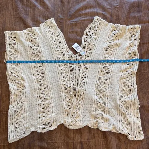 NWT Women's Buckle En Creme Beige Crochet Shrug Cardigan Size M/L Cover