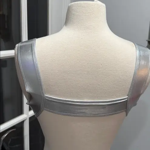 Costume Silver Metallic Harness Accessory