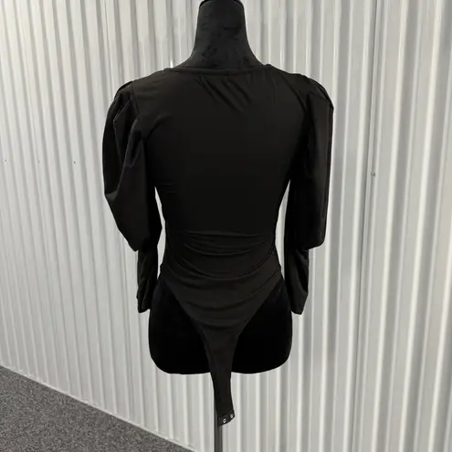 Sofia’s Women’s Black Long Sleeve Bodysuit Size Small