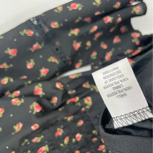 Disney  Princess Belle‎ Romper Size Large Black Roses Beauty & the Beast