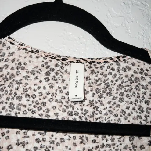 Gentle Fawn Tan Mini Flower Wrap Ring Top Size Medium