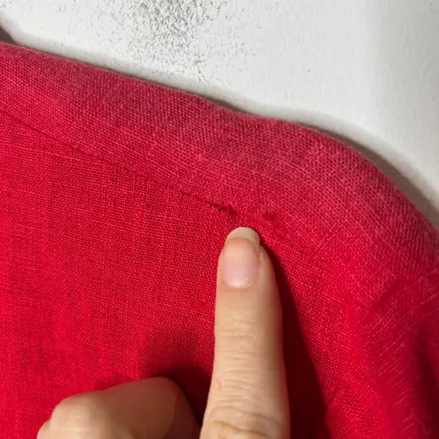 Robbie Bee Vintage Linen Blend Dress Womens 16 Maxi Minimalist Sustainable Lagom