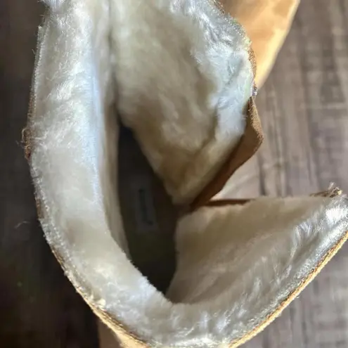 Bamboo Tan Cozette Warm Winter Ankle Boots lined Size 11 Women’s