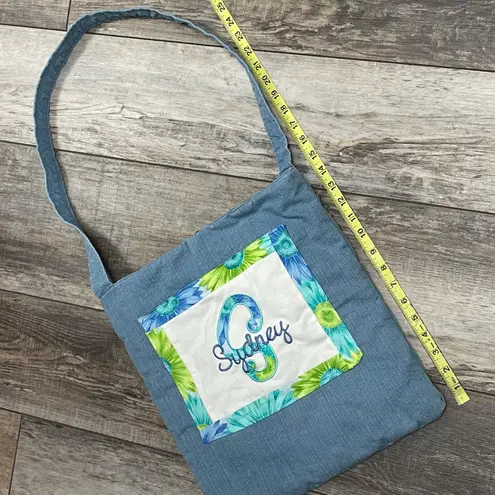 Miss Peony “ Sydney “ Blue and White Tote