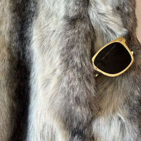 Roaman’s Faux Fur Jacket Black Size 18