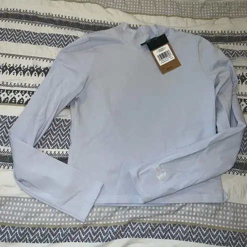 The North Face NWT! The North‎ Face L/S Evolution Fitted Mock Neck-Size L Dusty Periwinkle