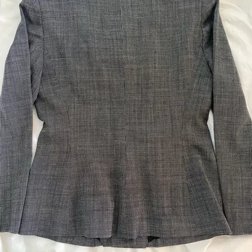 Christian Dior  Petite Suit Blazer Top 100% Wool Gray - Size 8