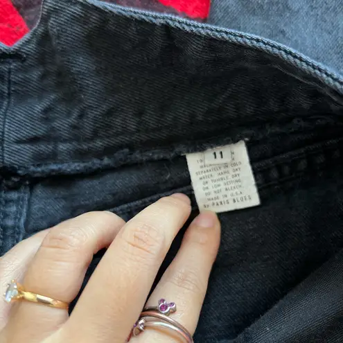 Paris Blues Vintage 80s 90s Black High Waisted Mom Jeans 28