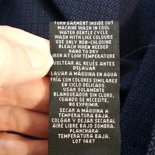 Mario Serrani Made in Italy Woman's Size 8 Blue Black Geometric Shape Trousers