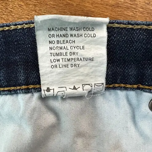 Driftwood Jeans Womens 29 Embroidered Flower Distressed Blue Denim Skinny