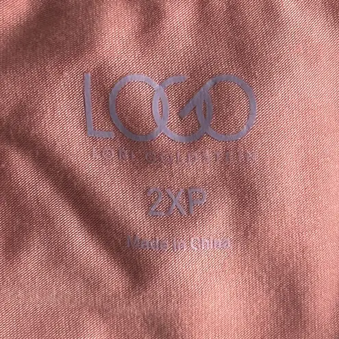 LOGO By Lori Goldstein LOGO Womens Tunic Size 2XP Oversized Comfy Lounge Relaxed Cozy