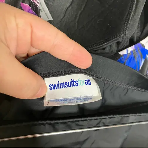 Swimsuits for all 2 piece swimsuit tankini women’s 18 black purple floral plus