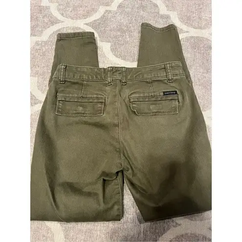 Sanctuary  olive green skinny jeans size 25